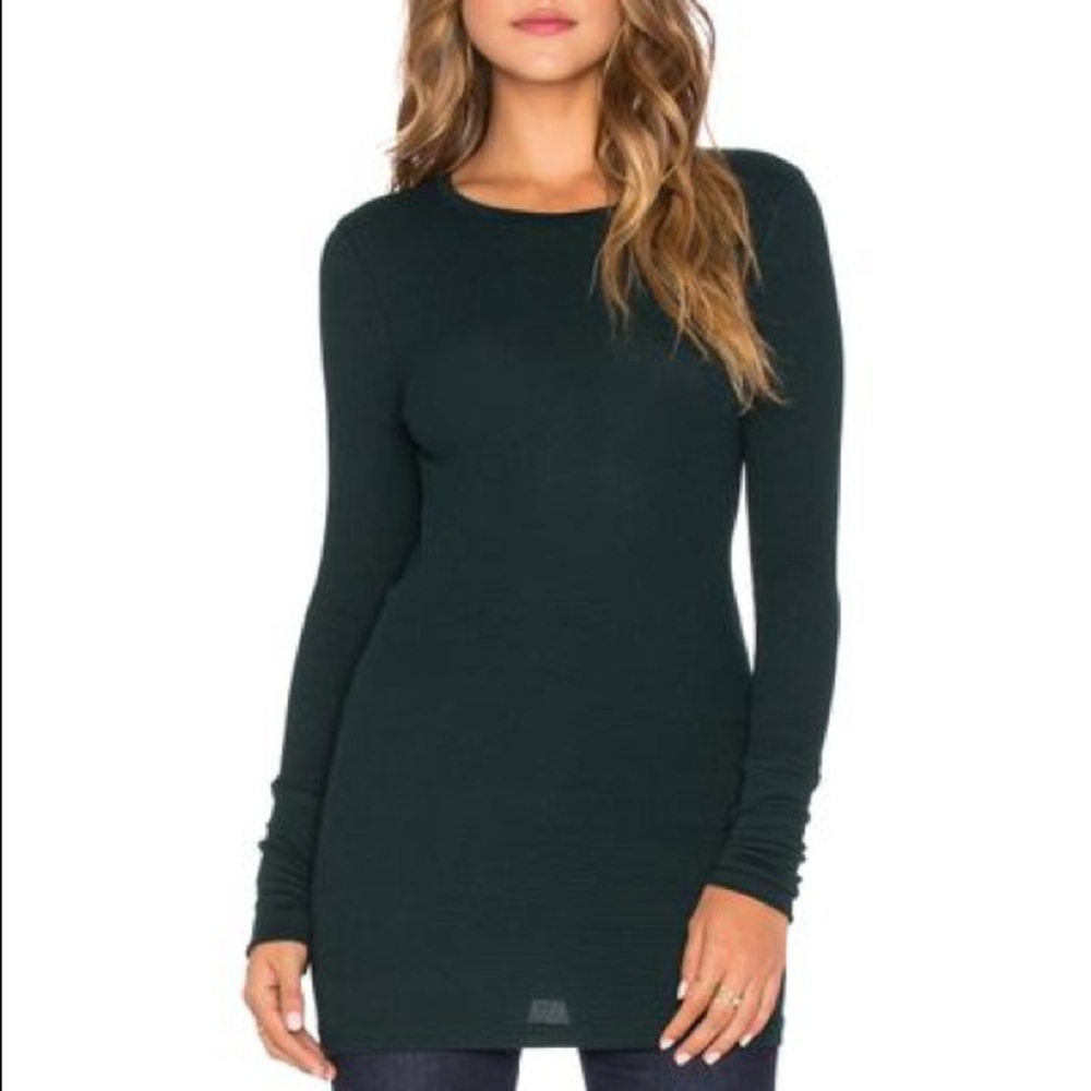Bobi Green Thermal Long Sleeve Top